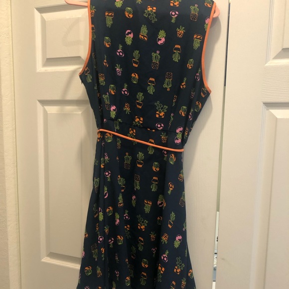 EUC ModCloth Succulent Dress Size 1X - Picture 4 of 10